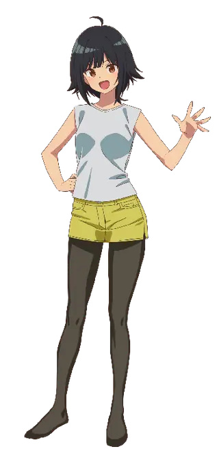 『真夜中ハートチューン』山吹美兎 公式キャラクター立ち絵