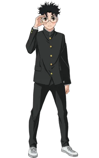 高倉健(オカルン)公式キャラクター立ち絵