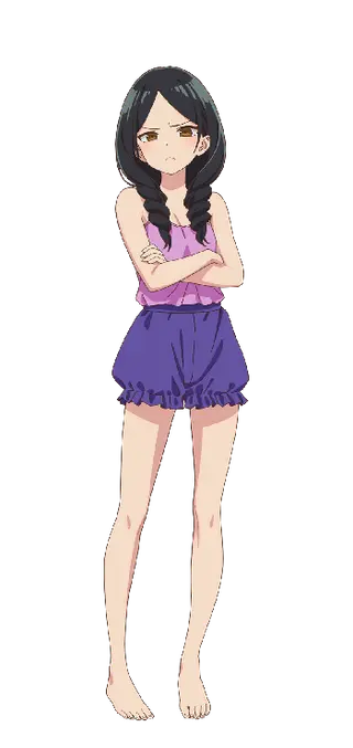 『真夜中ハートチューン』山吹りいな 公式キャラクター立ち絵